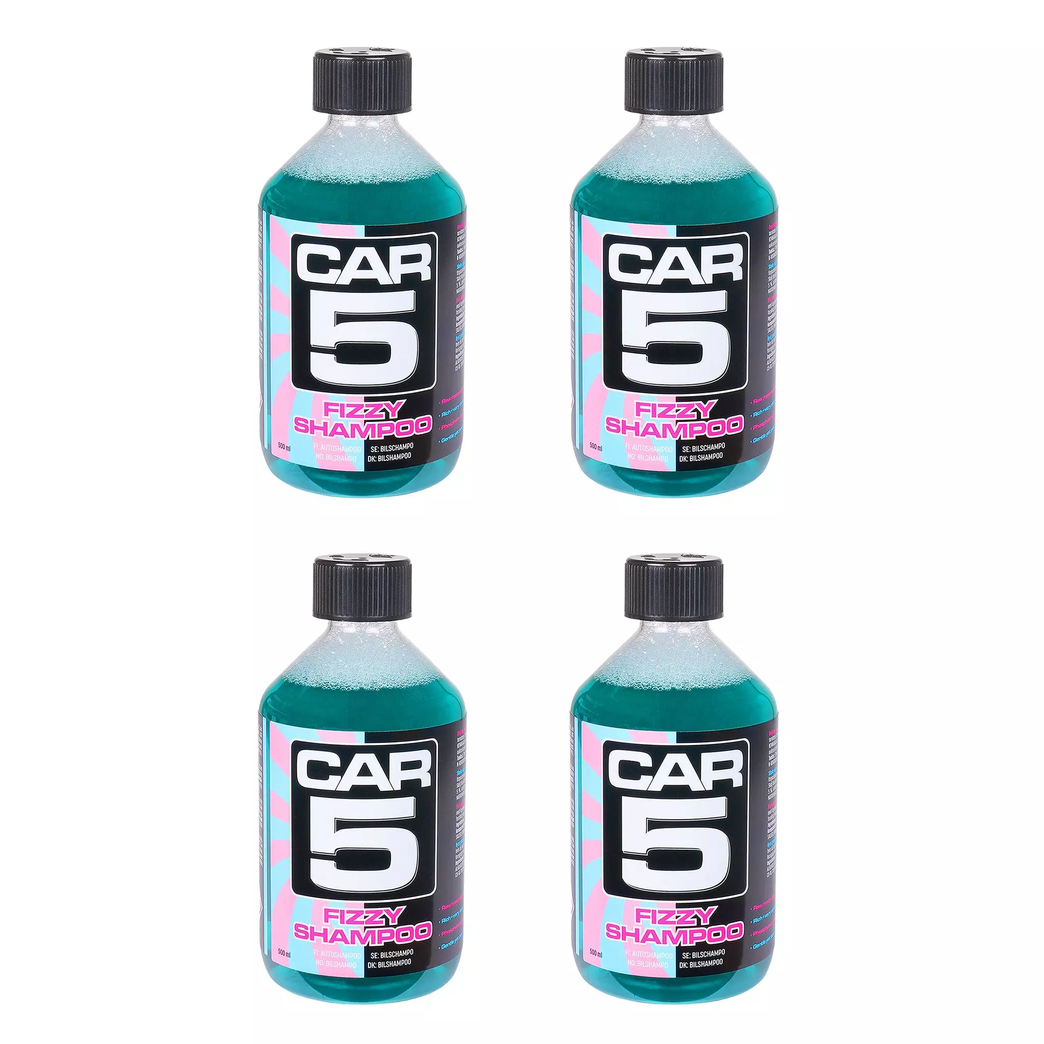 Autoshampoo Car5 Fizzy Shampoo, X Ml